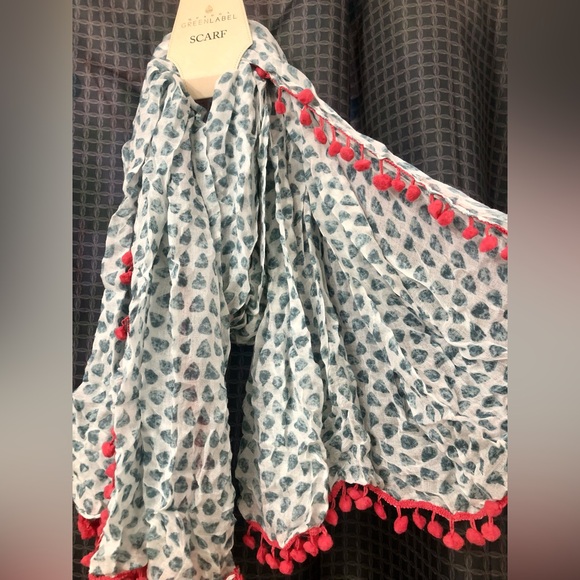 Quagga green label boho light weight colorful scarf - Picture 3 of 6